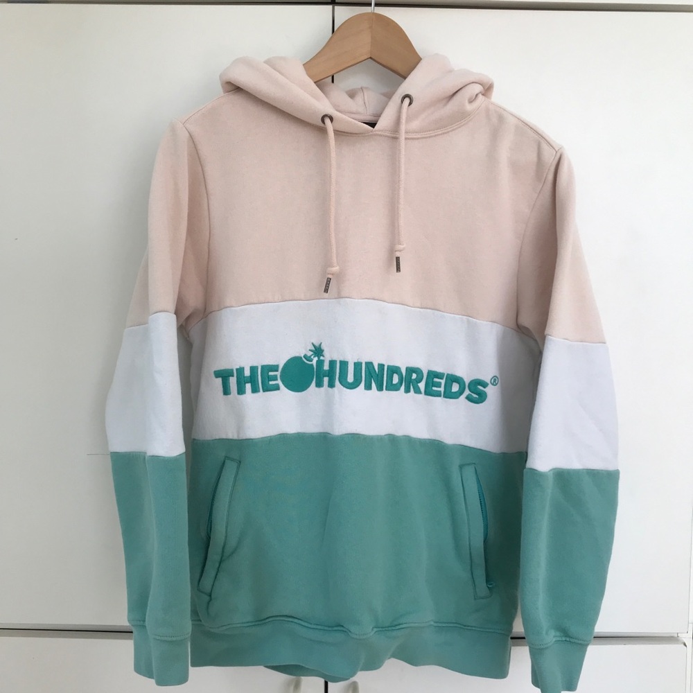 The Hundreds Tri-Colored Hoodie